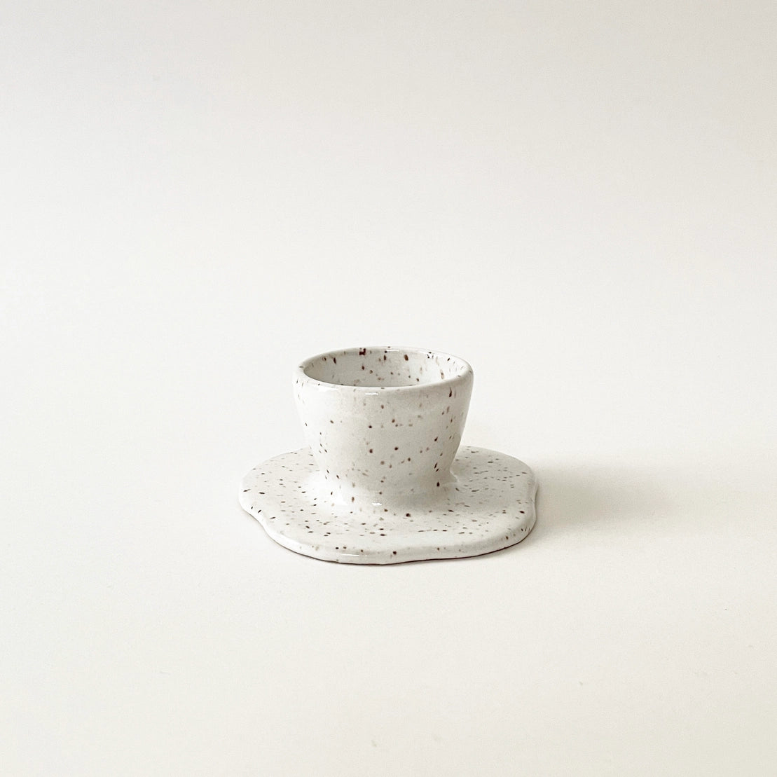 Handmade Ceramic Egg Cup Speckled